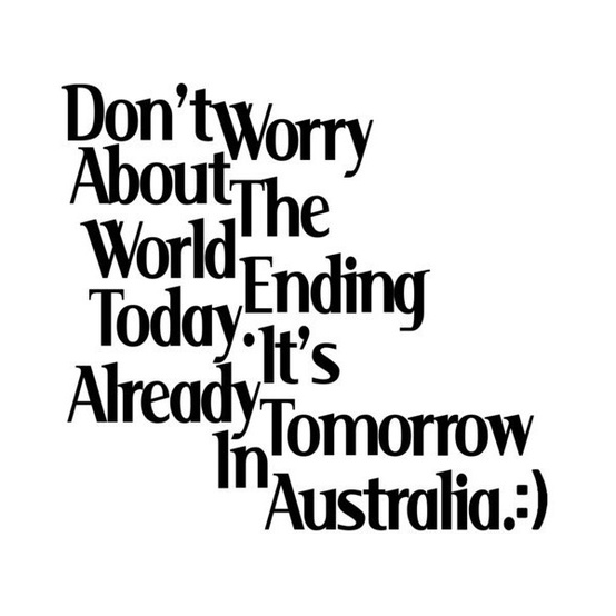 Australia OMG :)